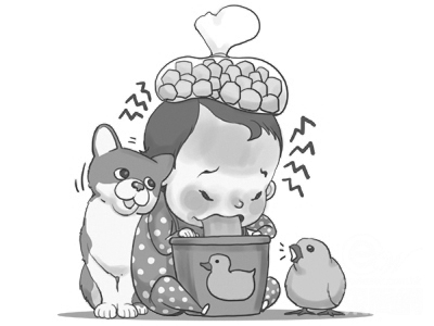 [提醒]如果孩子有发烧 头痛 呕吐的症状 请及时